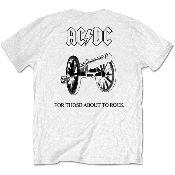 AC/DC | Official Band T-Shirt | About To Rock (Back Print)