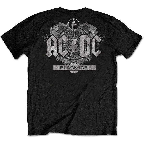 AC/DC | Official Band T-Shirt | Ice (Back Print)