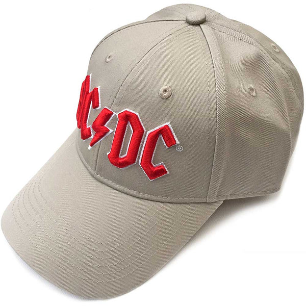 AC/DC Unisex Baseball Cap: Logo (Grey)