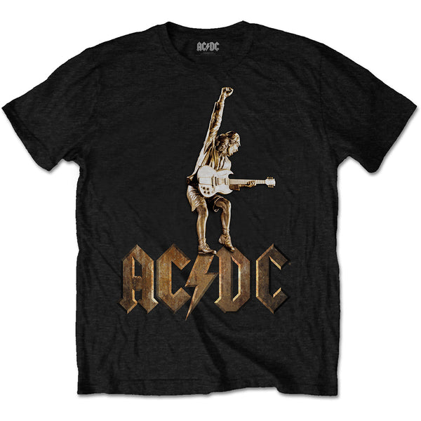 AC/DC | Official Band T-Shirt | Angus Statue