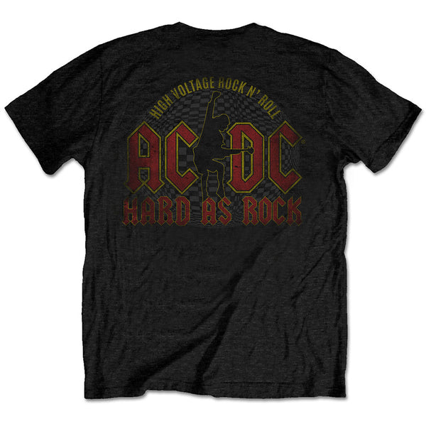 AC/DC | Official Band T-Shirt | Hard As Rock (Back Print)