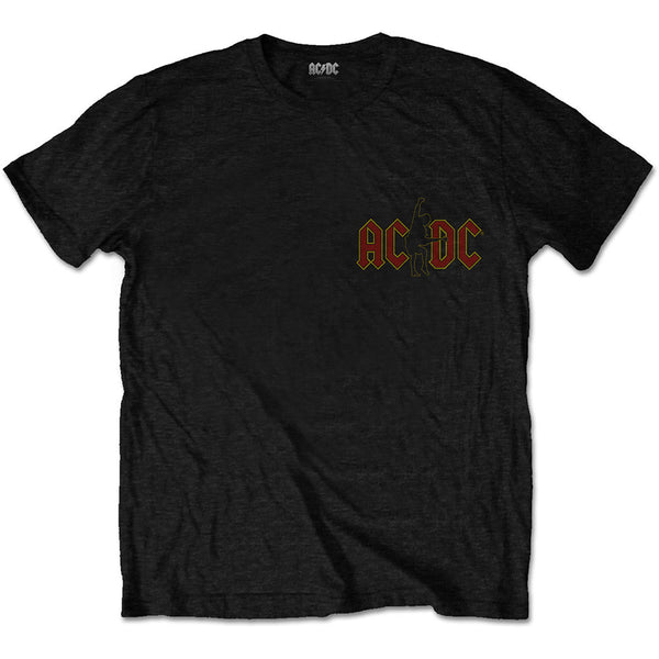 AC/DC | Official Band T-Shirt | Hard As Rock (Back Print)