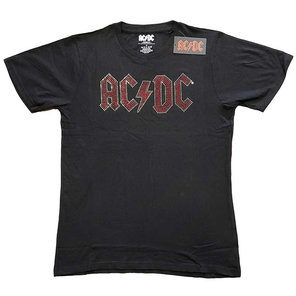 AC/DC | Official Band T-Shirt | Full Colour Logo (Diamante)
