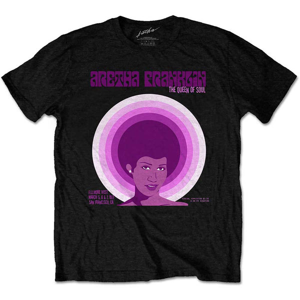 Aretha Franklin | Official Band T-Shirt | Fillmore West '71