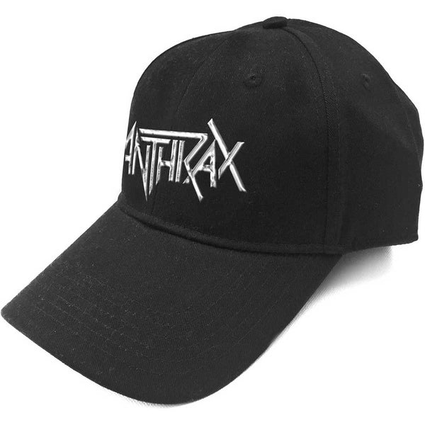 Anthrax Unisex Baseball Cap: Logo (Sonic Silver)