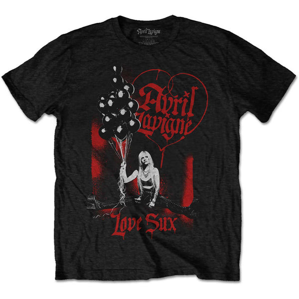 Avril Lavigne | Official T-Shirt | Love Sux Balloons