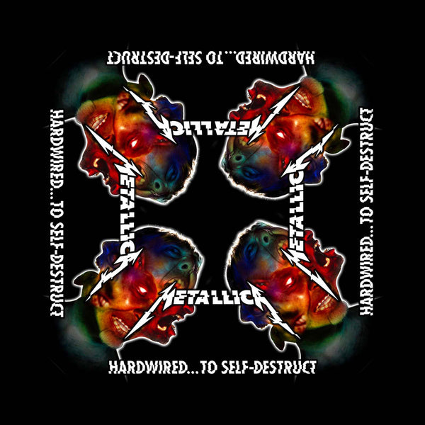 Metallica Unisex Bandana: Hardwired to Self Destruct