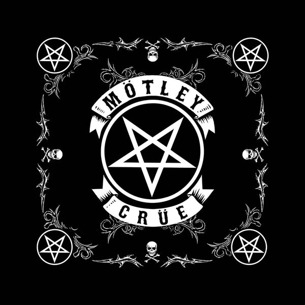 Motley Crue Unisex Bandana: Pentagram