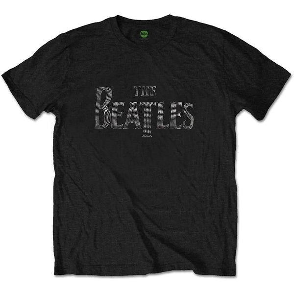 The Beatles | Official Band T-Shirt | Drop T Logo (Diamante)
