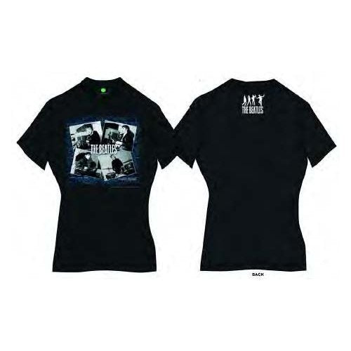 The Beatles Ladies Premium T-Shirt: The Beatles at the Cavern (Back Print)