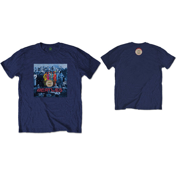 The Beatles | Official Band T-Shirt | Sgt Pepper (Back Print)