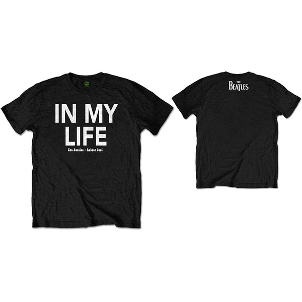The Beatles | Official Band T-Shirt | In My Life (Back Print)