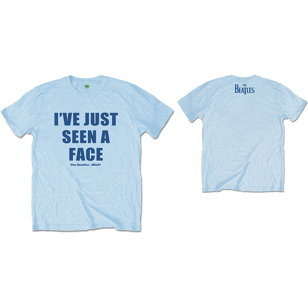 The Beatles | Official Band T-Shirt | I've Just Seen A Face (Back Print)
