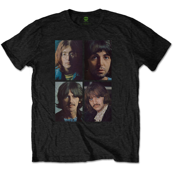 The Beatles | Official Band T-Shirt | White Album Faces (Back Print)