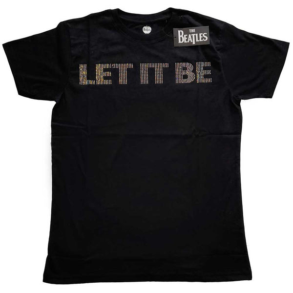 The Beatles | Official Band T-Shirt | Let It Be (Diamante)