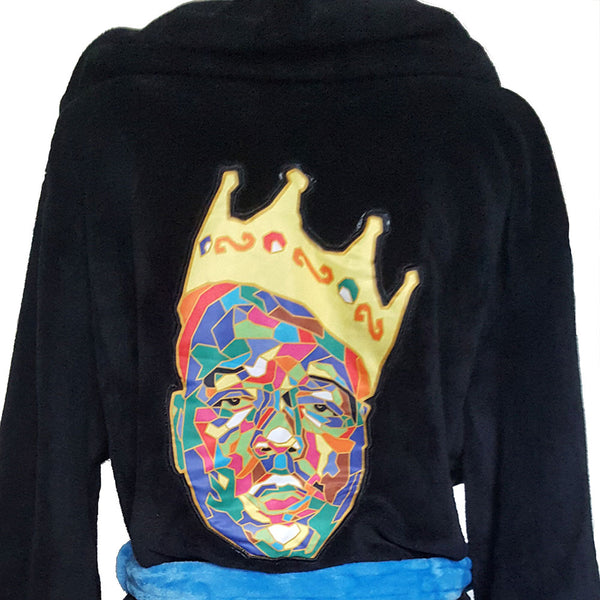 Biggie Smalls Unisex Bathrobe: Crown