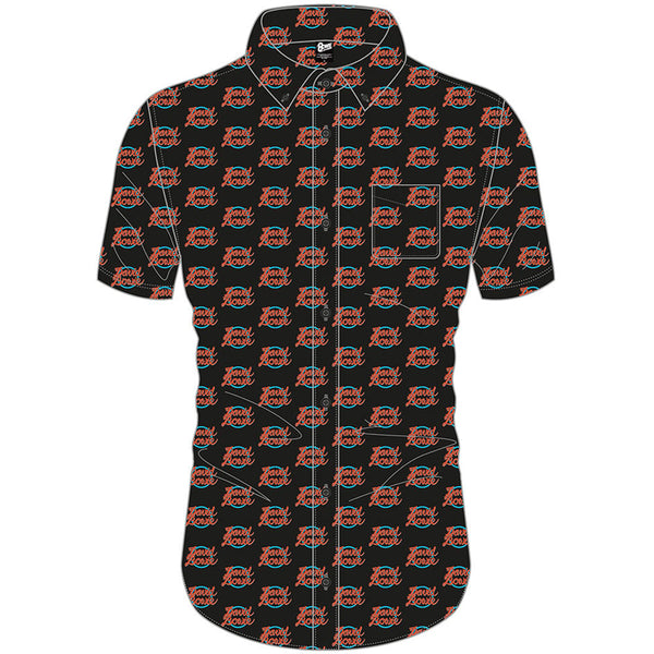David Bowie Unisex Casual Shirt: Logo Pattern (All Over Print)