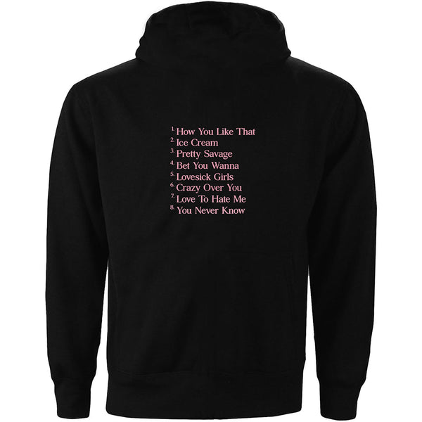 BlackPink Unisex Pullover Hoodie: The Album Tracklist (Back Print)