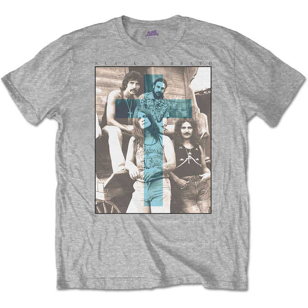 Black Sabbath | Official Band T-Shirt | Blue Cross