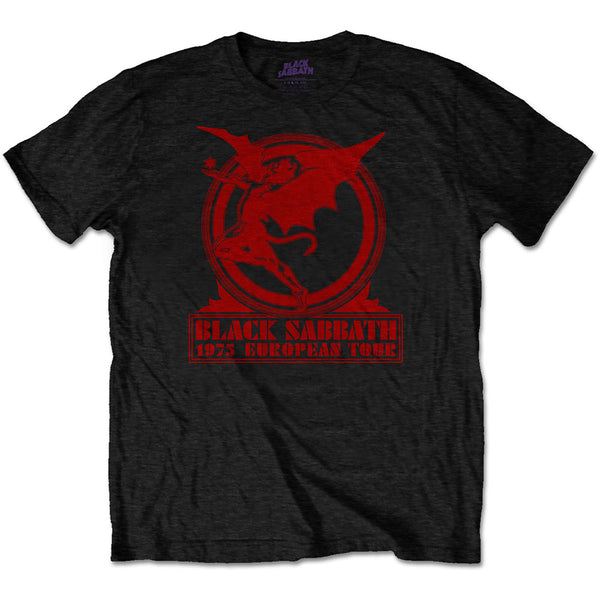 Black Sabbath | Official Band T-Shirt | Europe '75