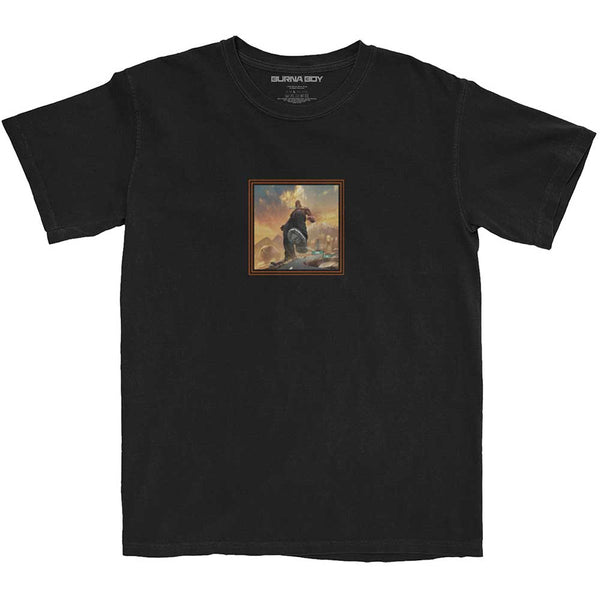 Burna Boy | Official Band T-Shirt | Album Tracks (Back Print)