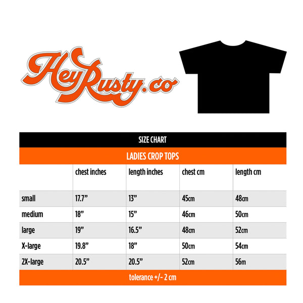 AC/DC Highway To Hell Circle: Ladies grey Crop Top