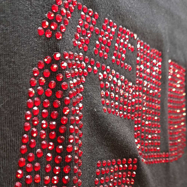 The Cure | Official Ladies T-shirt | Logo (Diamante)