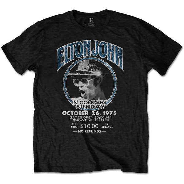 Elton John Unisex Eco-Tee: Live In Concert