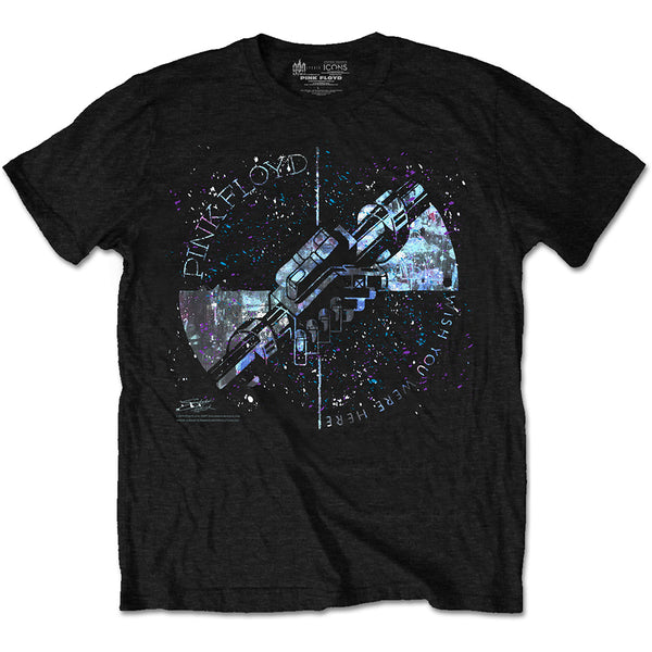 Pink Floyd | Official Band T-Shirt | Machine Greeting Blue