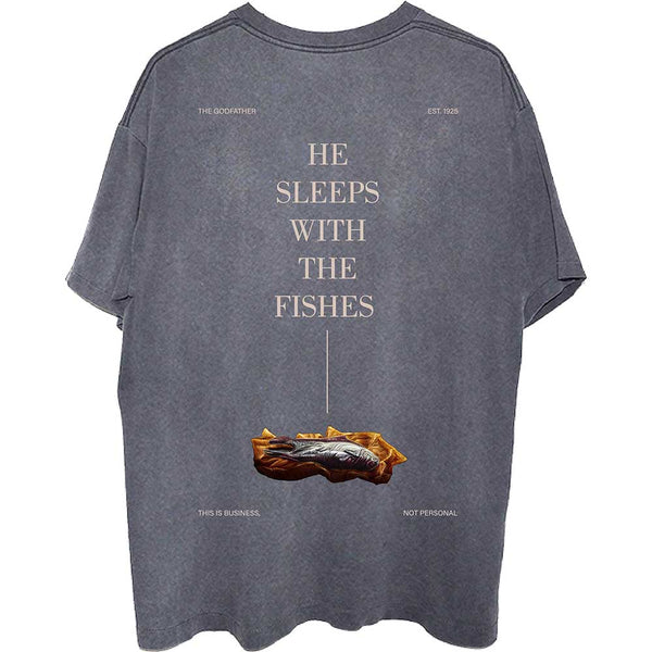 The Godfather | Official Band T-Shirt | Sleeps With The Fishes (Back Print)