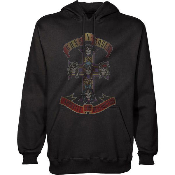 Guns N' Roses Unisex Pullover Hoodie: Appetite for Destruction