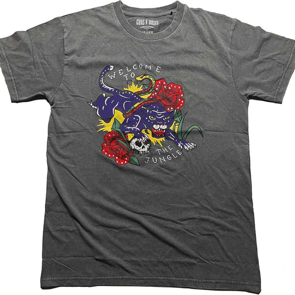 Guns N' Roses | Official Band T-Shirt | Welcome to the Jungle (Diamante)