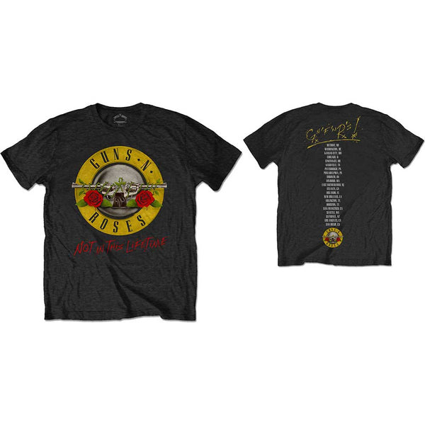 Guns N' Roses | Official Band T-Shirt | Not in this Lifetime Tour (Back Print)