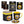 Load image into Gallery viewer, Guns N' Roses Gift Set with Coffee Mug & Drink Coaster set, Woven Patch, Button Badges Set of 5, Fridge Magnet, Vinyl Stickers