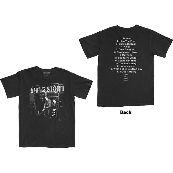 Halestorm | Official Band T-Shirt | The Wild Cover (Back Print)