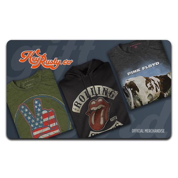 Hey Rusty Gift Card - Icons