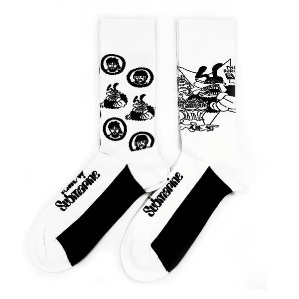 The Beatles Socks 2 Pack - Adult UK 7-11 (EU 41-46, US 8-12)