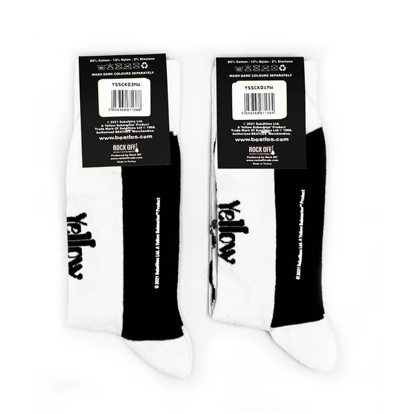The Beatles Socks 2 Pack - Adult UK 7-11 (EU 41-46, US 8-12)
