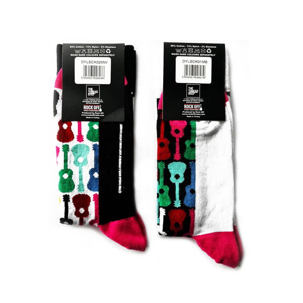 Bob Dylan Socks 2 Pack - Adult UK 7-11 (EU 41-46, US 8-12)