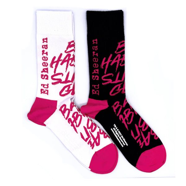 Ed Sheeran Socks 2 Pack - Adult UK 7-11 (EU 41-46, US 8-12)