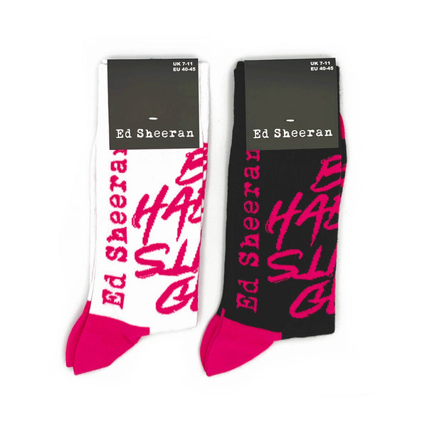 Ed Sheeran Socks 2 Pack - Adult UK 7-11 (EU 41-46, US 8-12)