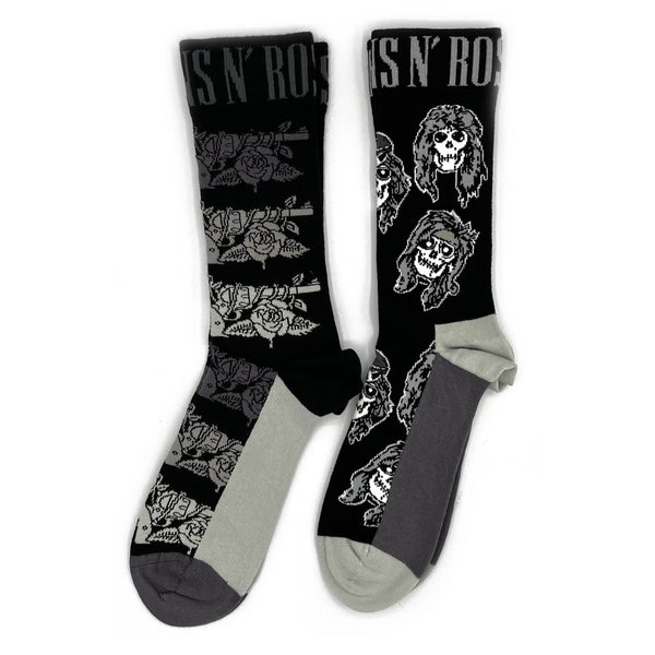 Guns N' Roses Socks 2 Pack - Adult UK 7-11 (EU 41-46, US 8-12)