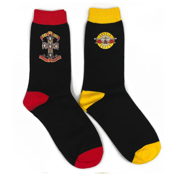 Guns N' Roses Socks 2 Pack - Adult UK 7-11 (EU 41-46, US 8-12)