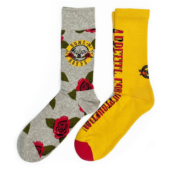 Guns N' Roses Socks 2 Pack - Adult UK 7-11 (EU 41-46, US 8-12)