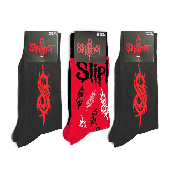 Slipknot Socks 3 Pack - Adult UK 7-11 (EU 41-46, US 8-12)