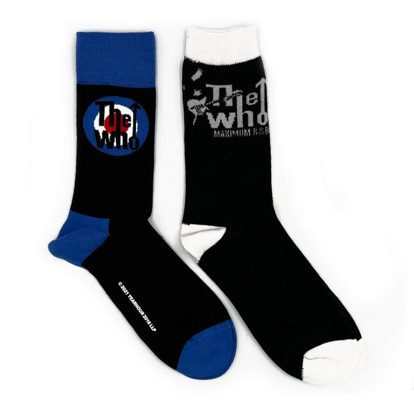 The Who Socks 2 Pack - Adult UK 7-11 (EU 41-46, US 8-12)