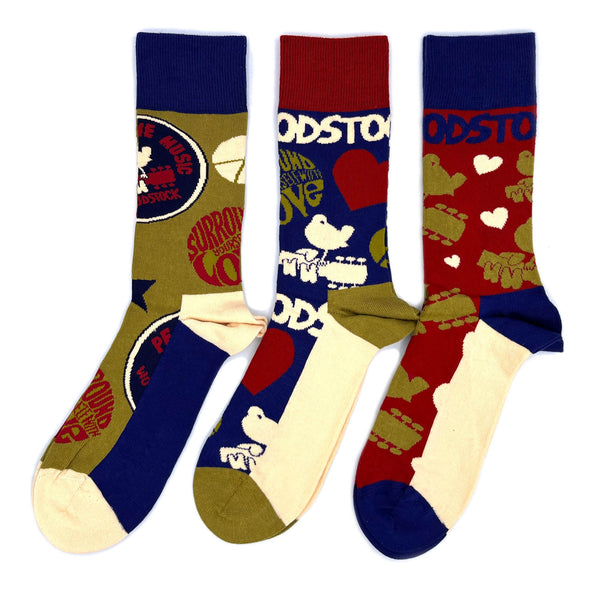 Woodstock Socks 3 Pack - Adult UK 7-11 (EU 41-46, US 8-12)