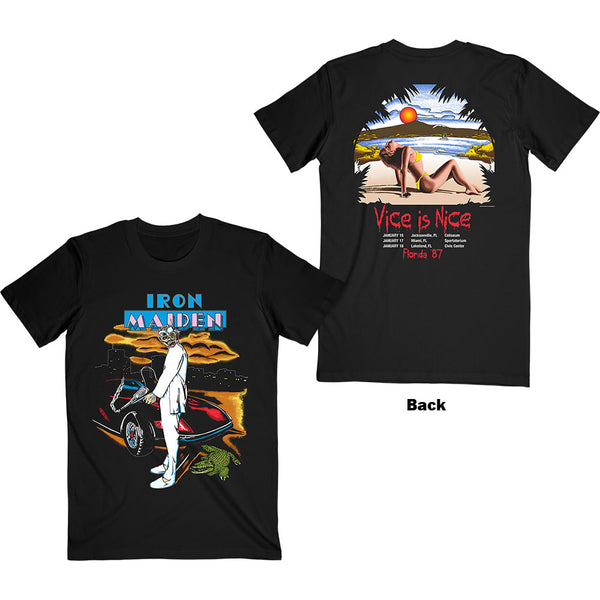 Iron Maiden | Official Band T-Shirt | Vice Is Nice (Back Print)