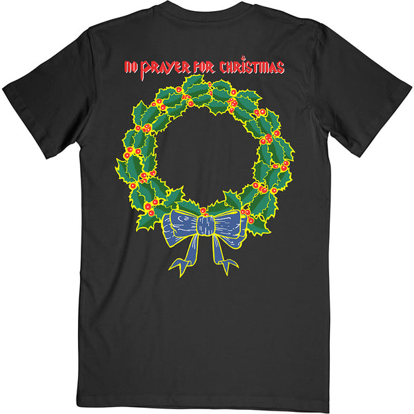 Iron Maiden | Official Band T-Shirt | No Prayer For Christmas (Back Print)