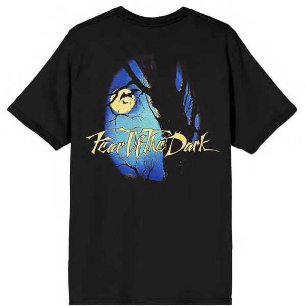 Iron Maiden | Official Band T-shirt | Fear of the Dark Oval Eddie Moon (Back Print)